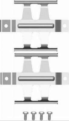 MINTEX MBA1687 комплектующие, колодки дискового тормоза на MERCEDES-BENZ T2/LN1 фургон/универсал