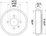 MINTEX MBD301 тормозной барабан на VW LUPO (6X1, 6E1)