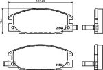 MINTEX MDB1421 Комплект тормозных колодок, диско