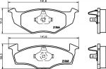 MINTEX MDB1804 комплект тормозных колодок, дисковый тормоз на VW POLO Variant (6KV5)
