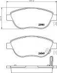 MINTEX MDB2895 комплект тормозных колодок, дисковый тормоз на OPEL CORSA D