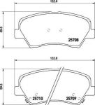 MINTEX MDB3363 комплект тормозных колодок, дисковый тормоз на HYUNDAI i30 (GD)