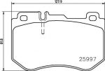 MINTEX MDB3705 комплект тормозных колодок, дисковый тормоз на MERCEDES-BENZ C-CLASS (W205)