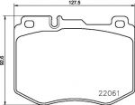 MINTEX MDB3710 комплект тормозных колодок, дисковый тормоз на MERCEDES-BENZ E-CLASS (W213)