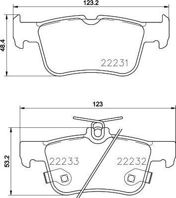 MINTEX MDB3799 комплект тормозных колодок, дисковый тормоз на FORD GALAXY