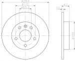 MINTEX MDC1052 тормозной диск на OPEL ZAFIRA A (F75_)