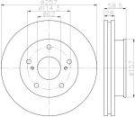 MINTEX MDC2322 тормозной диск на TOYOTA HILUX III пикап (KUN_, TGN_, LAN_, GGN_)