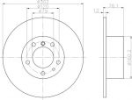 MINTEX MDC480 тормозной диск на 5 Touring (E34)