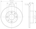 MINTEX MDC6 тормозной диск на FIAT UNO (146A/E)