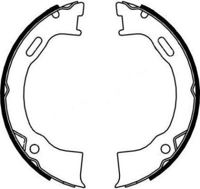 MINTEX MFR674 комплект тормозных колодок, стояночная тормозная с на JEEP CHEROKEE (KJ)