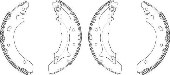 MINTEX MSK169 комплект тормозных колодок на FORD MONDEO I седан (GBP)