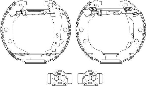 MINTEX MSP141 комплект тормозных колодок на PEUGEOT 406 Break (8E/F)