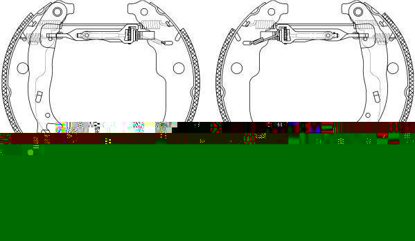 MINTEX MSP277 комплект тормозных колодок на PEUGEOT 207 (WA_, WC_)
