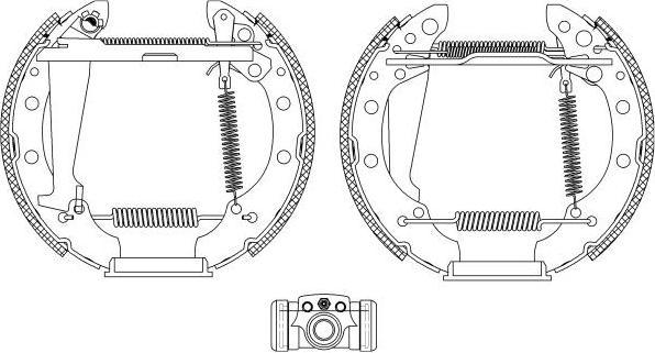 MINTEX MSP279 комплект тормозных колодок на VW LUPO (6X1, 6E1)