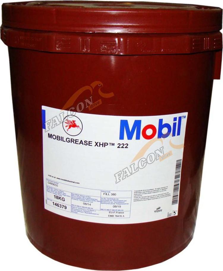 Смазка Mobilgrease XHP 222 многоцелевая (18кг) 146379