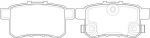 NiBK Колодки тормозные HONDA ACCORD 2.0-2.4 МКПП 08- задние (PN8864)
