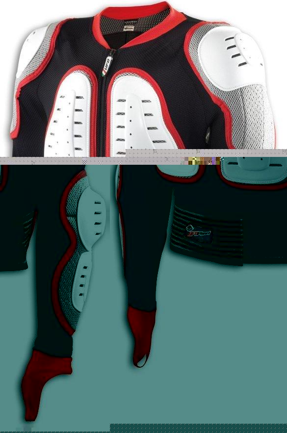 Защитная куртка NIDECKER 2016-17 Predator white/red (US:M)