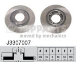 NIPParts J3307007 тормозной диск на SUBARU REX II
