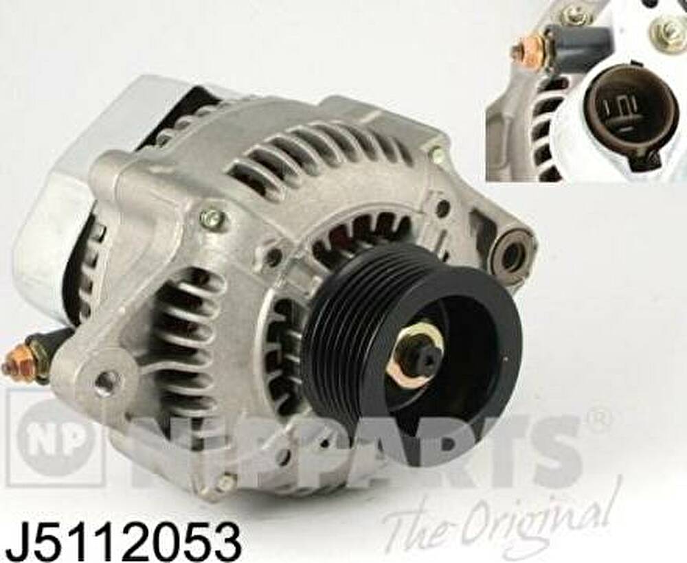 NIPParts J5112053 генератор на TOYOTA HILUX II пикап (LN8_, RN5_, LN6_, YN6_, YN5_, LN5_, RN6_)