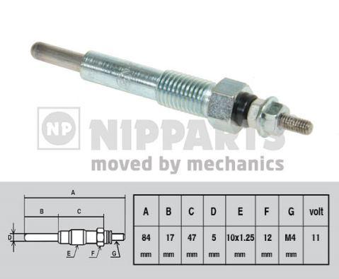 NIPParts J5719003 свеча накаливания на OPEL ASTRA F универсал (51_, 52_)