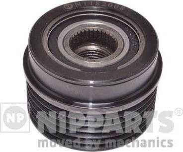 NIPParts N1182008 механизм свободного хода генератора на TOYOTA AURIS (NRE15_, ZZE15_, ADE15_, ZRE15_, NDE15_)