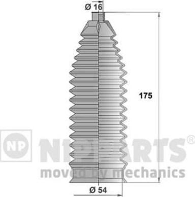 NIPParts N2840312 комплект пылника, рулевое управление на KIA SORENTO II (XM)