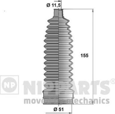 NIPParts N2841035 комплект пылника, рулевое управление на NISSAN MICRA III (K12)