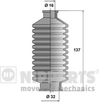 NIPParts N2845011 комплект пылника, рулевое управление на MITSUBISHI CARISMA седан (DA_)