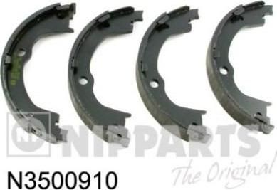NIPParts N3500910 комплект тормозных колодок, стояночная тормозная с на CHEVROLET CAPTIVA (C100, C140)