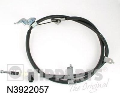 NIPParts N3922057 трос, стояночная тормозная система на TOYOTA YARIS (NHP13_, NSP13_, NCP13_, KSP13_, NLP13_)