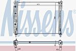 NISSENS Радиатор OPEL ANTARA / CHEVROLET CAPTIVA 2.4/3.0/3.2 A/T 06- (96629057, 61688)