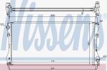 NISSENS Радиатор FORD TRANSIT 2.0D 00- (4596740, 62046A)