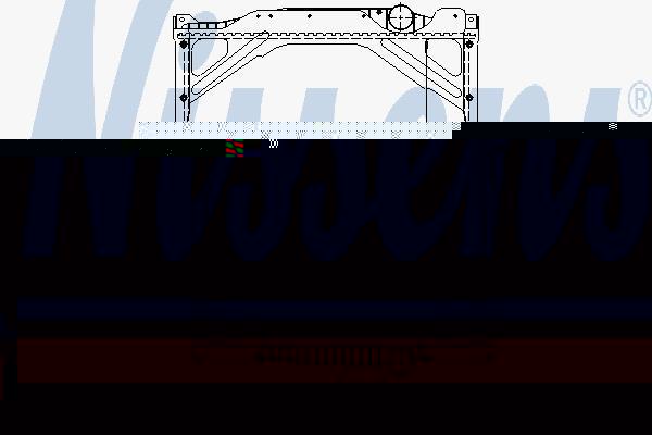 NISSENS Радиатор охлаждения узкий Volvo FH/FM12 VISI 290-380P 900x729x48 (65463A)