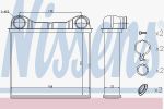 NISSENS Радиатор печки Mercedes-Benz GL W164 (06-) Rear AC 350-450-500-320-420 (72049)