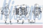 Nissens 890142 компрессор, кондиционер на TOYOTA HIGHLANDER (_MHU4_, _GSU4_, _ASU4_)