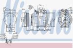 Nissens 89153 компрессор, кондиционер на HYUNDAI TUCSON (JM)