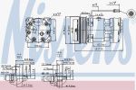 Nissens 89411 компрессор, кондиционер на VOLVO FH 16