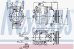 Nissens 89417 компрессор, кондиционер на 5 (E60)