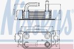 Nissens 90714 масляный радиатор, двигательное масло на VOLVO S80 II (AS)