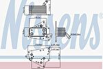Nissens 90802 масляный радиатор, двигательное масло на OPEL ASTRA H GTC (L08)