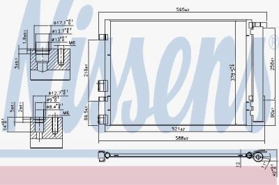 NISSENS NS940404_радиатор кондиционера! Hyundai i20 1.4/1 (940404)