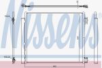 NISSENS Конденсер NISSAN QASHQAI 2.0/1.5D/1.6D / X-TRAIL 1.6D 13- (940546)