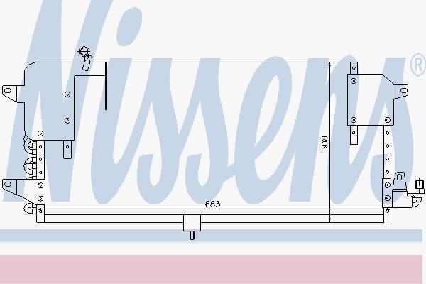 NISSENS Конденсер VAG PASSAT 1.6-2.8/1.6-1.9 TDi 88-98 (357820413A, 94174)