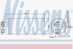 Nissens 95094 осушитель, кондиционер на HONDA ACCORD IV (CB)