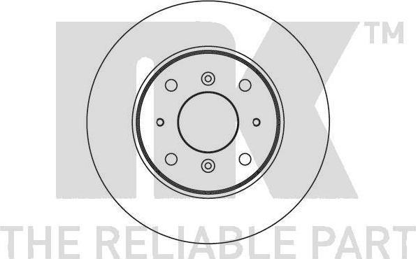 NK 204009 тормозной диск на ROVER 800 (XS)