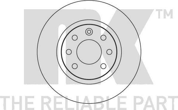 NK 204835 тормозной диск на VOLVO 460 L (464)