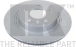 NK 205016 Диск тормозной CHEVROLET CRUZE/ORLANDO/OPEL ASTRA J R16 09- задний D=292мм.