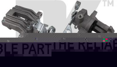 NK 2147152 Суппорт тормозной AUDI A4/A6/VW PASSAT/SKODA SUPERB 1.6-3.7 95-05 зад.прав. (8E0615424)