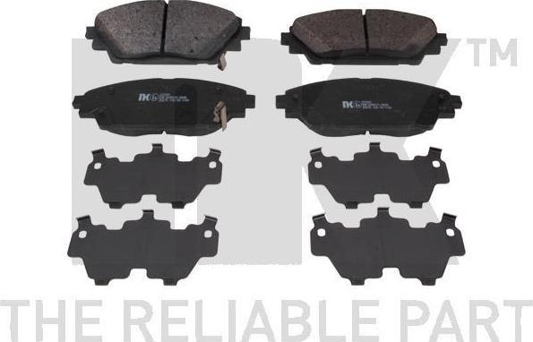 NK 223261 комплект тормозных колодок, дисковый тормоз на MAZDA CX-3 (DK)