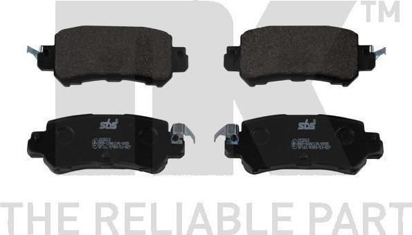 NK 223263 комплект тормозных колодок, дисковый тормоз на MAZDA CX-3 (DK)